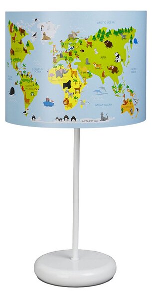 Lampka nocna dla dzieci z mapą świata - A327-Luso
