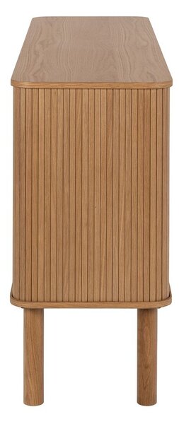 Niska komoda w dekorze dębu z drzwiami przesuwnymi 160x80 cm Langley – Actona