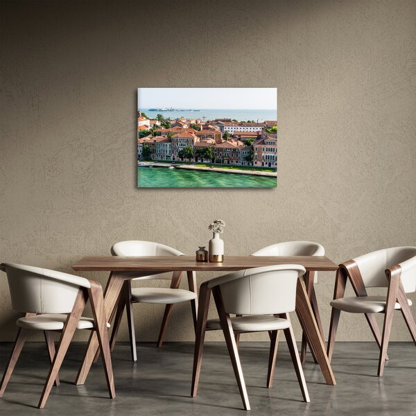 Obraz - Widok miasta z lotu ptaka (70x50 cm)