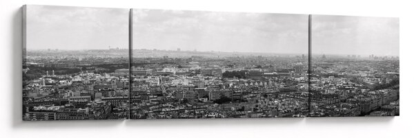 Obraz - Dachy domów w Paryżu (170x50 cm)