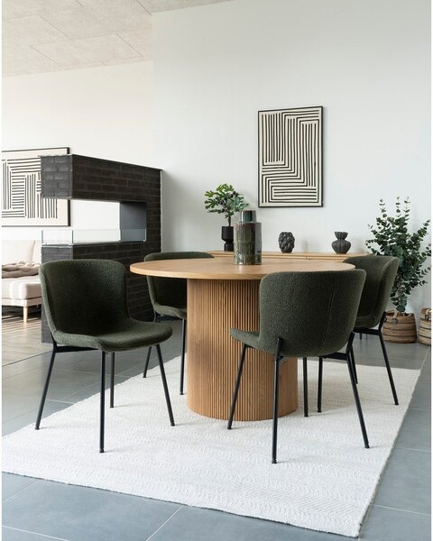 Ciemnozielone krzesła zestaw 2 szt. Maceda – House Nordic