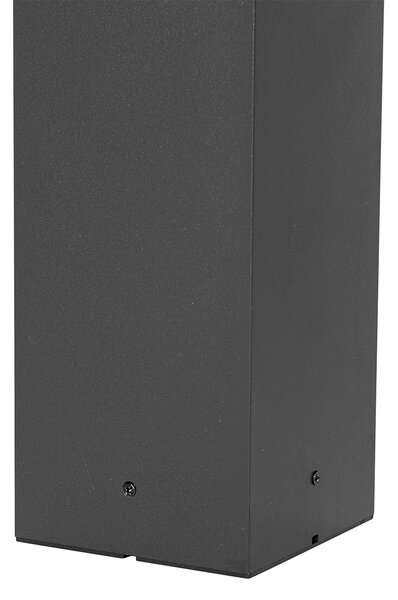 Inteligentny słupek oświetleniowy zewnętrzny czarny 60 cm IP44 z Wifi ST64 - Nicole