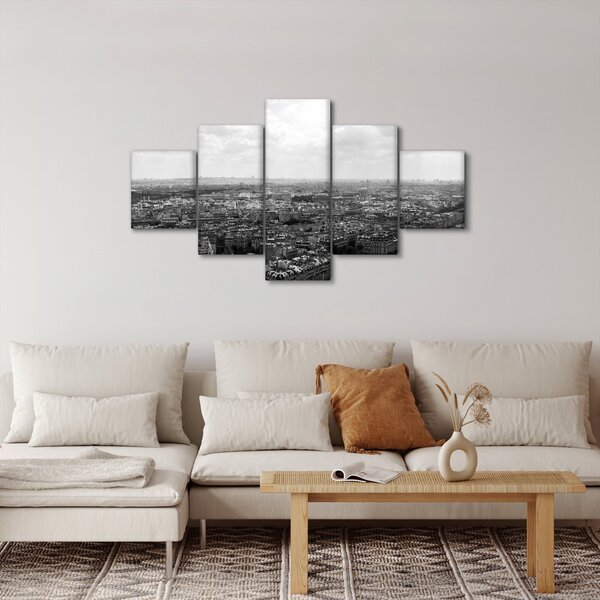 Obraz - Dachy domów w Paryżu (125x70 cm)