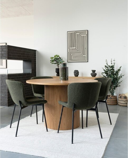 Ciemnozielone krzesła zestaw 2 szt. Maceda – House Nordic