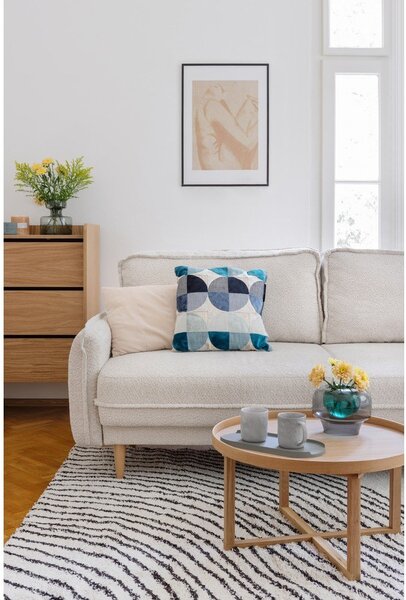 Zielona rozkładana sofa z materiału bouclé 215 cm Patti – Bonami Selection