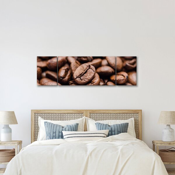 Obraz ziaren kawy (170x50 cm)