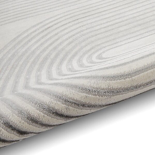 Jasnoszaro-kremowy dywan 80x150 cm Apollo – Think Rugs