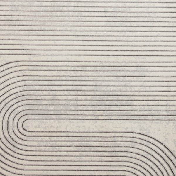Jasnoszaro-kremowy dywan 80x150 cm Apollo – Think Rugs