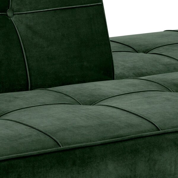 Zielona sofa rozkładana Actona Perugia