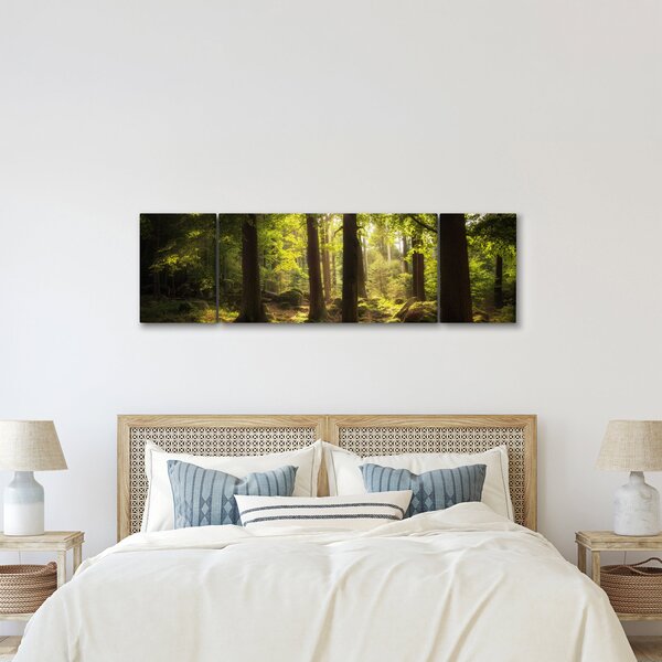Obraz sennego lasu (170x50 cm)