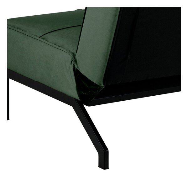 Zielona sofa rozkładana Actona Perugia