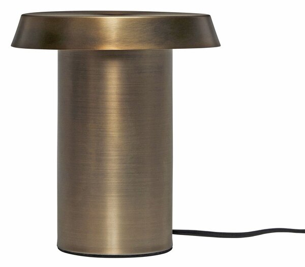 Brązowa metalowa lampa stołowa Keen – Hübsch