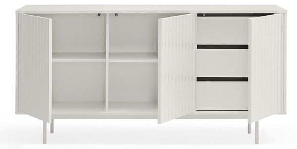 Biała niska komoda 159x80 cm Sierra – Teulat