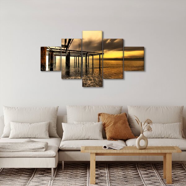 Obraz - Architektura nad wybrzeżem (125x70 cm)