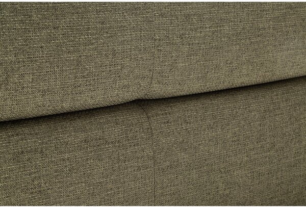 Zielone tapicerowane łóżko dwuosobowe ze schowkiem ze stelażem 160x200 cm Lotte – Meise Möbel