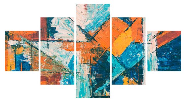 Obraz - Abstrakcja (125x70 cm)