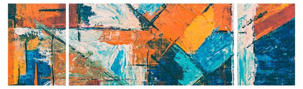 Obraz - Abstrakcja (170x50 cm)