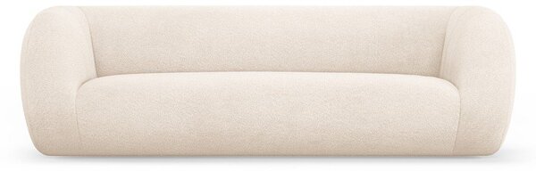 Kremowa sofa z materiału bouclé 230 cm Essen – Cosmopolitan Design