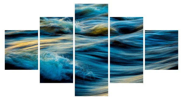 Obraz - Fale (125x70 cm)