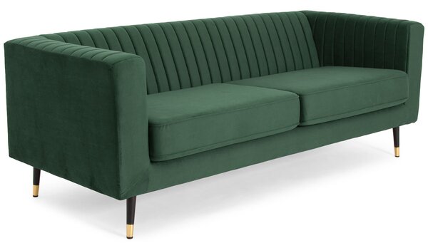 Kanapa sofa trzyosobowa OXFORD III - ciemnozielona