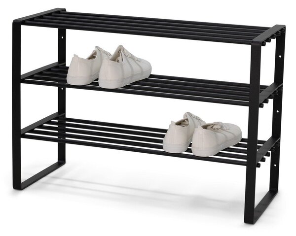 Czarna metalowa szafka na buty 70x48,5x29 cm Rex – Spinder Design