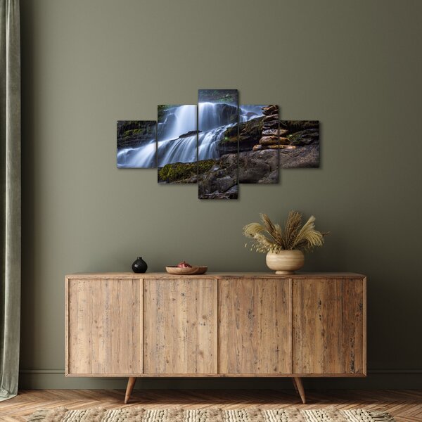 Obraz wodospadu (125x70 cm)