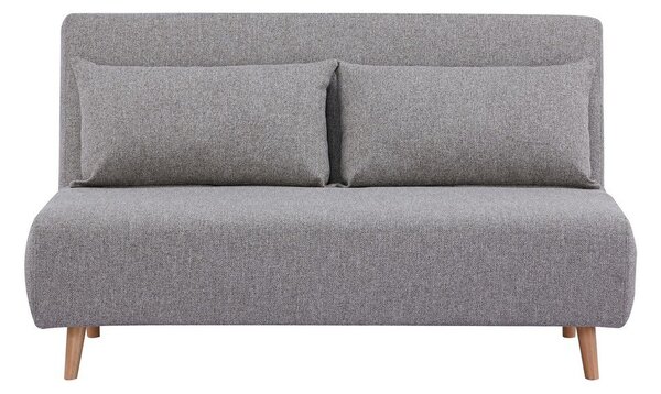 Szara rozkładana sofa 140 cm Marlow – House Nordic
