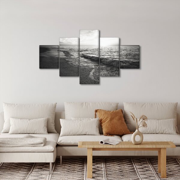 Obraz - Na brzegu morza (125x70 cm)