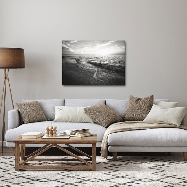 Obraz - Na brzegu morza (70x50 cm)