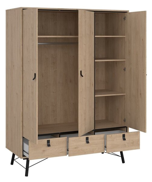 Szafa w dekorze dębu 150x200 cm Ry – Tvilum