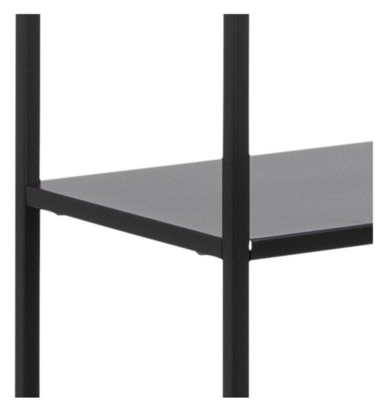 Czarny metalowy regał 70x185 cm Newcastle – Actona