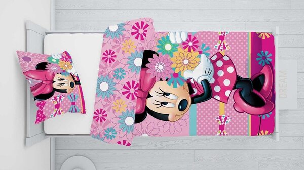 Bawełniana pościel dziecięca jednoosobowa 140x200 cm Minnie – Jerry Fabrics