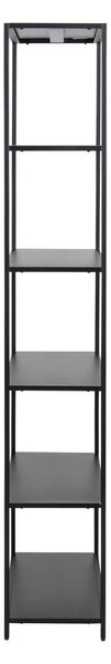 Czarny metalowy regał 70x185 cm Newcastle – Actona