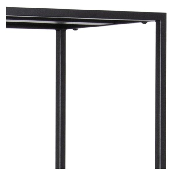 Czarny metalowy regał 70x185 cm Newcastle – Actona