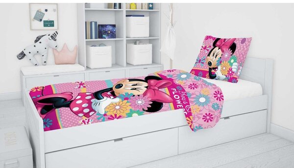 Bawełniana pościel dziecięca jednoosobowa 140x200 cm Minnie – Jerry Fabrics