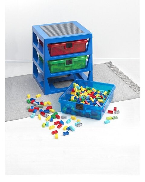 Niebieski organizer z 3 szufladami Storage - LEGO®