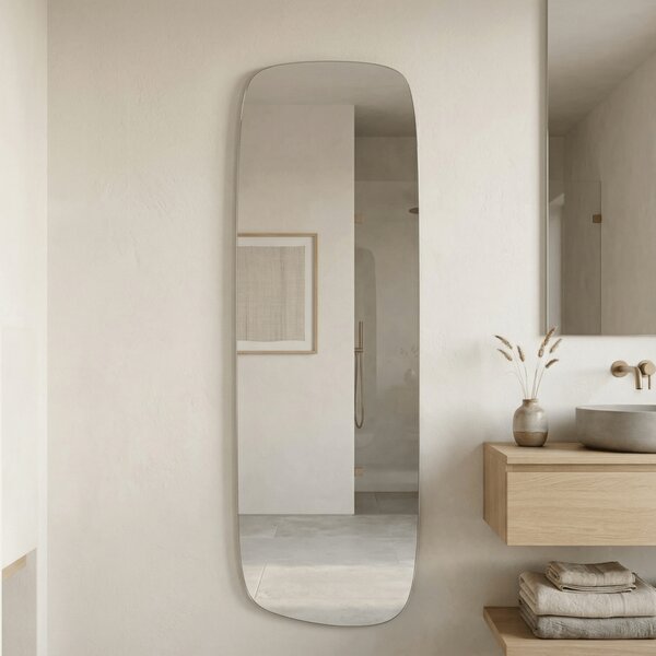 Lustro nieregularne CALM L 155x50cm Bez Ramy / Bez LED