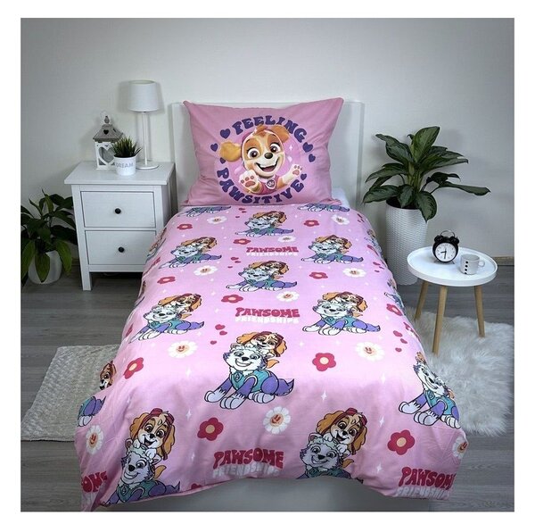 Dziecięca pościel jednoosobowa z mirowłókna 140x200 cm Paw Patrol – Jerry Fabrics