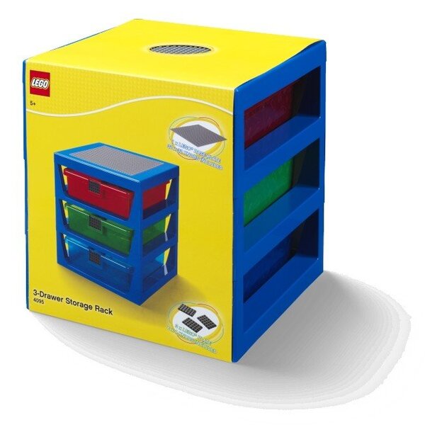 Niebieski organizer z 3 szufladami Storage - LEGO®
