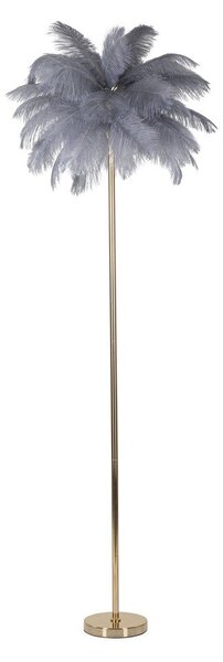 Lampa stojąca w szaro-złotym kolorze (wysokość 160 cm) Palm – Mauro Ferretti
