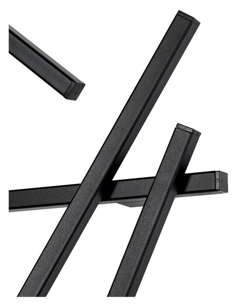 Czarny metalowy wieszak ścienny 79 cm Matches – Spinder Design