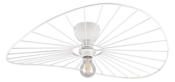 Biała lampa sufitowa ø 60 cm Chapeau – Reality