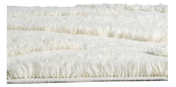 Biały wełniany chodnik tkany ręcznie odpowiedni do prania 70x200 cm Enkang Ivory – Lorena Canals