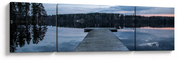 Obraz - Molo nad jeziorem (170x50 cm)