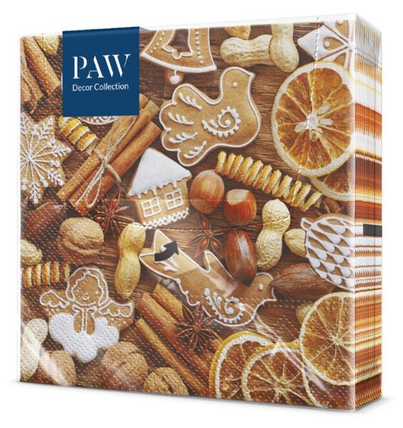 Serwetki papierowe PAW 33x33 cm dekoracyjne stołowe na przyjęcie 20 szt