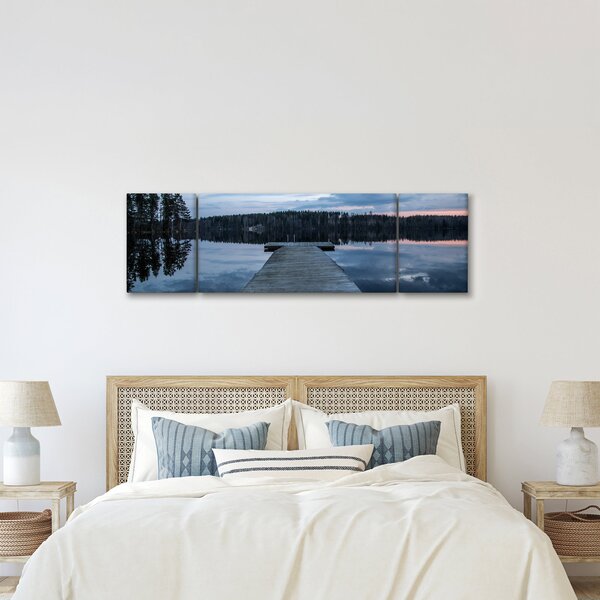 Obraz - Molo nad jeziorem (170x50 cm)