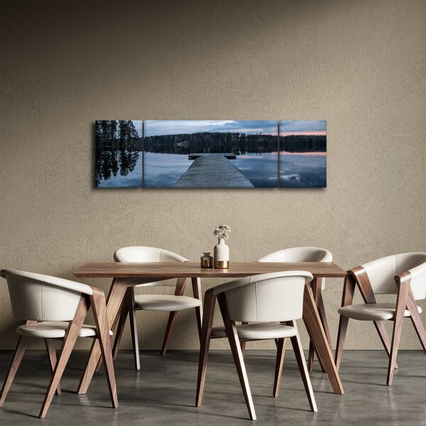 Obraz - Molo nad jeziorem (170x50 cm)