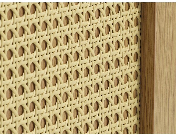 Niska komoda w dekorze dębu w naturalnym kolorze 140x80 cm Pensacola – Unique Furniture