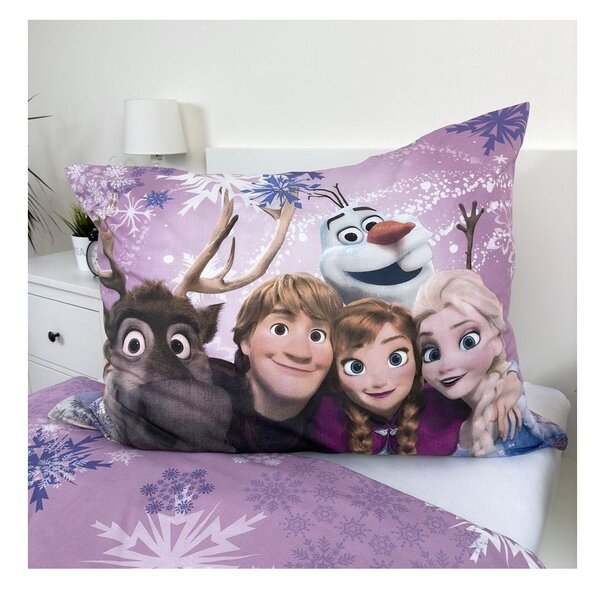 Bawełniana pościel dziecięca jednoosobowa 140x200 cm Frozen – Jerry Fabrics