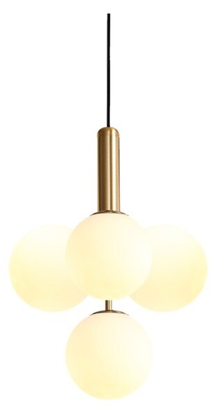 Lampa wisząca w kolorze złota SULION Musa, wys. 120 cm